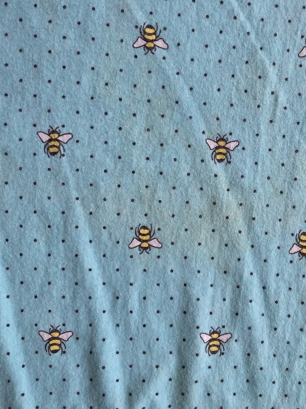 Sonoma Women's Yellow Scoop Neck Top and Light Blue Bumblebee Pajama Set ~Medium - Picture 15 of 16